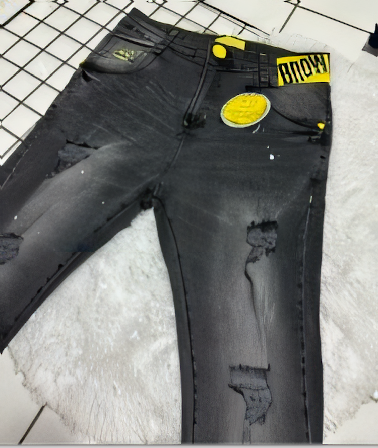 Calça Jeans Masculina Estilo Jogador Preta